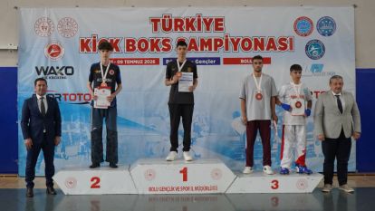 Türkiye Kick Boks Şampiyonası'nda Tatami Sporcuları Ödüllerini Aldı...